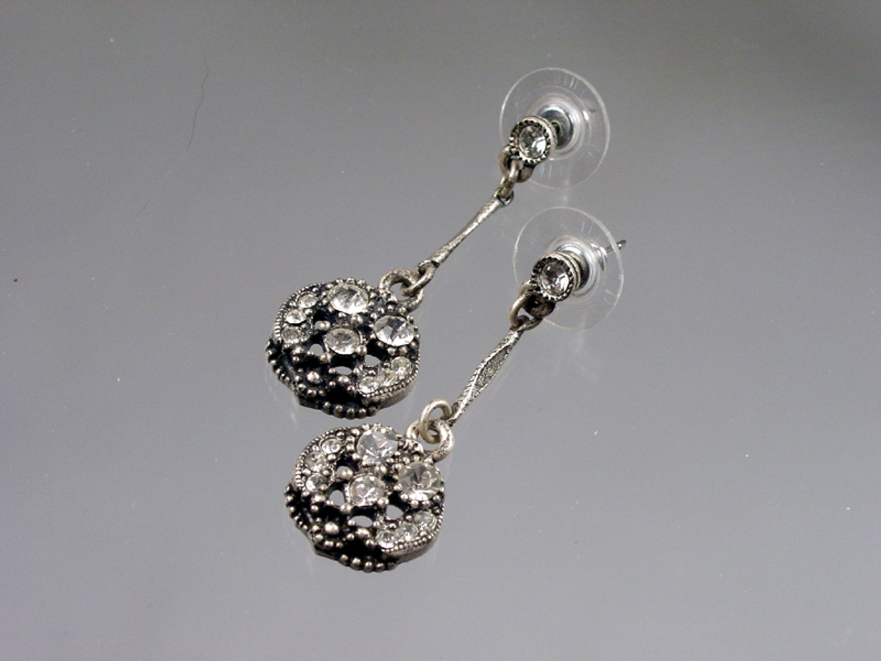 Crystal Post dangle earrings