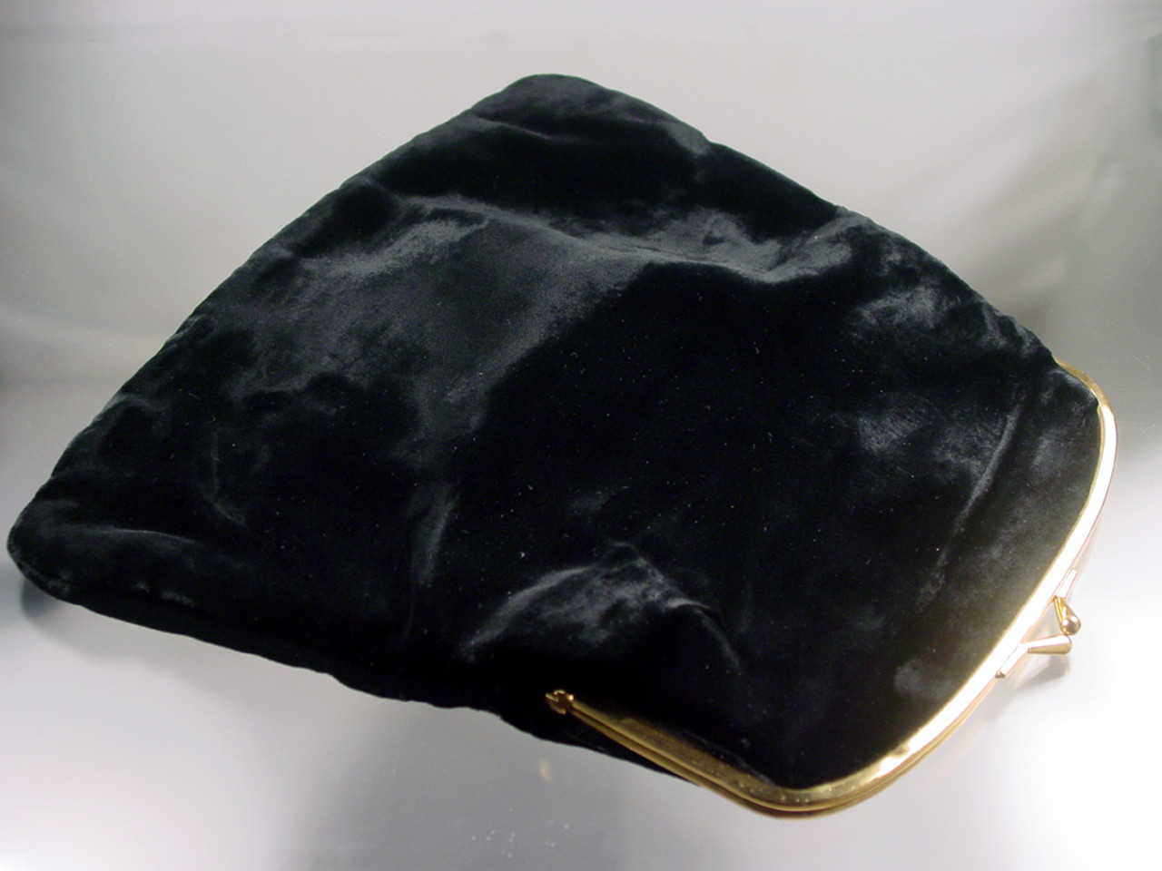 1950s Black Velvet Coblentz Purse