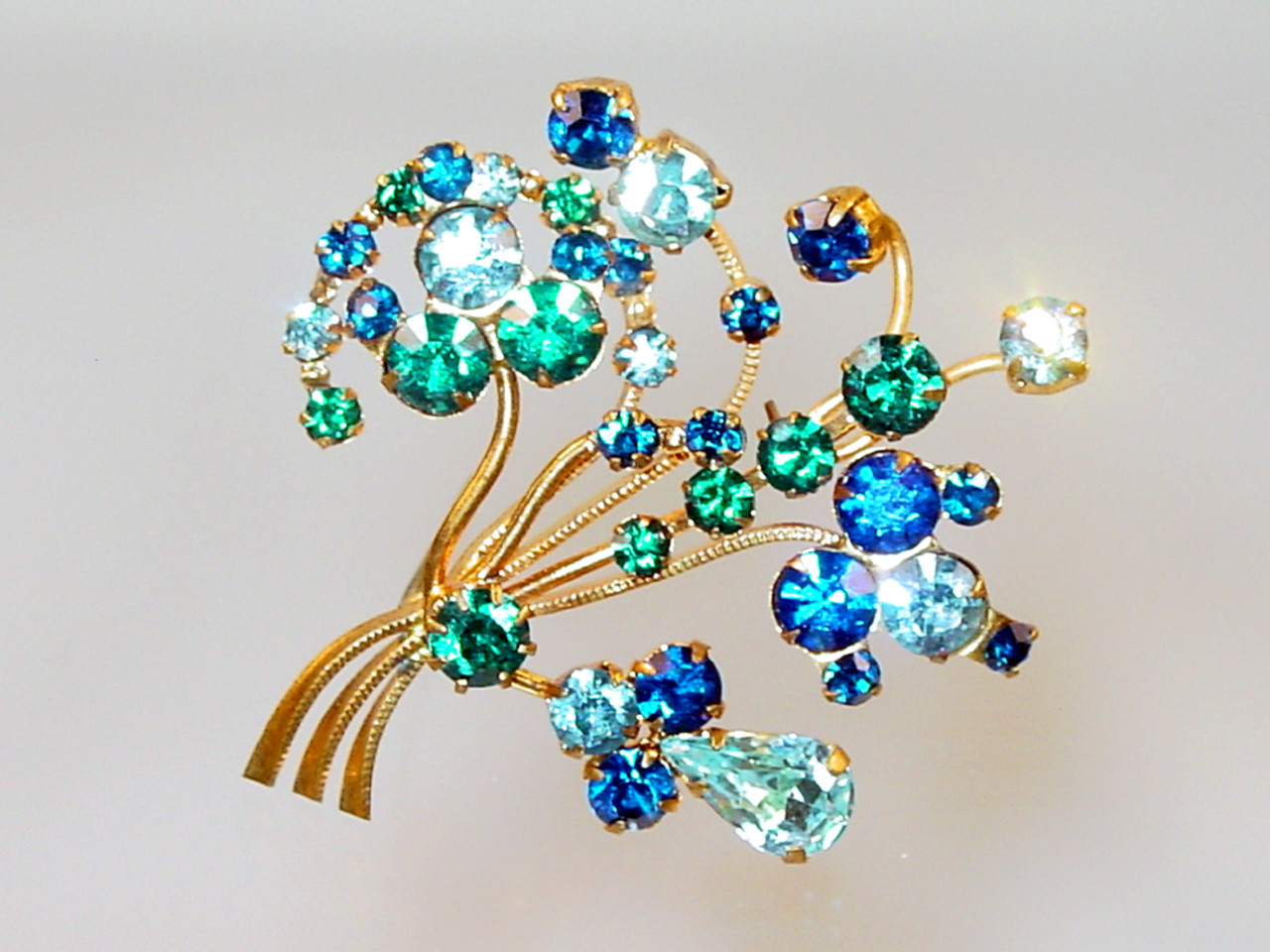 Made in Austria Crystal Brooch