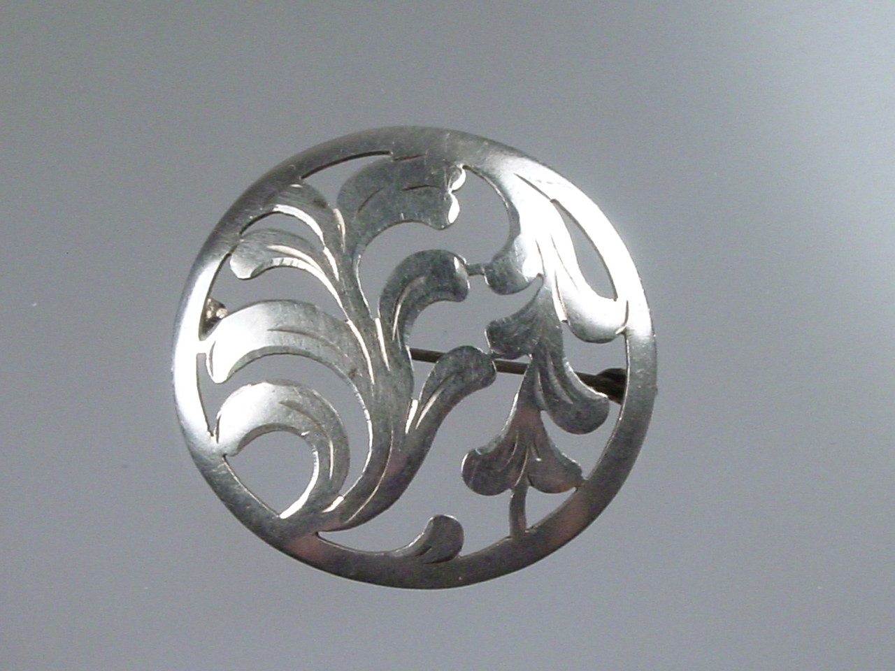 Vintage German 835 Silver Brooch