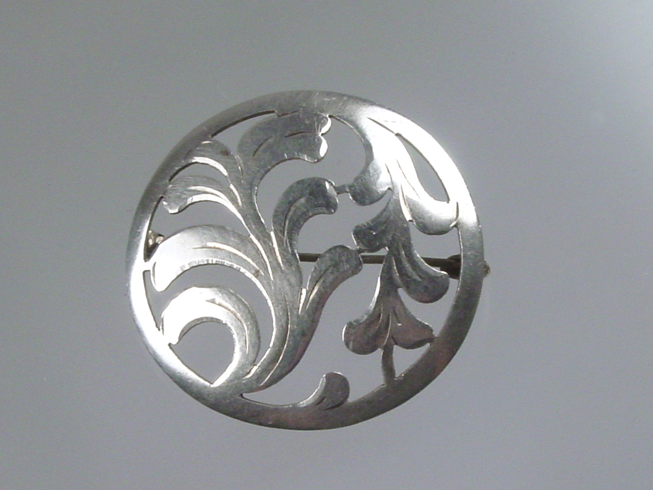 Vintage German 835 Silver Brooch