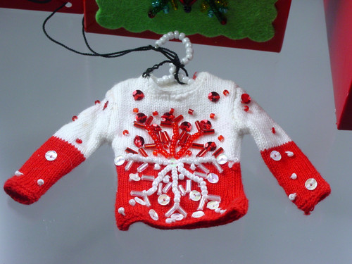 Michael Simon Beaded Sweater Ornament