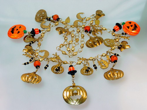 Barbara Ryan Halloween Charm Necklace Barbara Ryan Halloween Charm Necklace