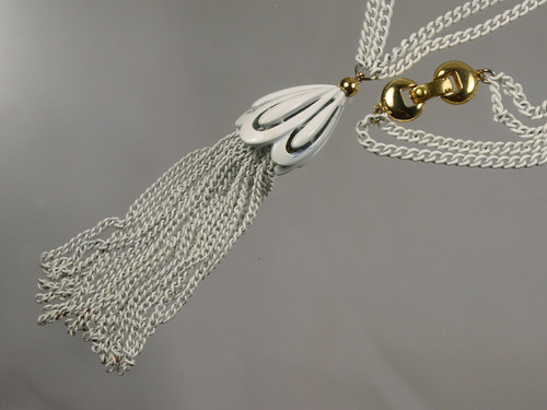 Buy Monet Silver Plated Silver Link, Double Curb Link Necklace Online in  India - Etsy