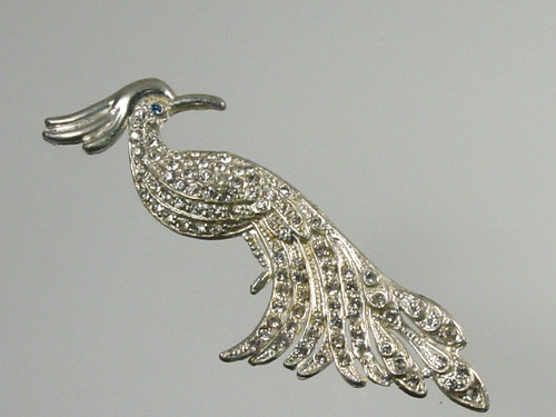 Art Deco 1930's Large Bird Brooch