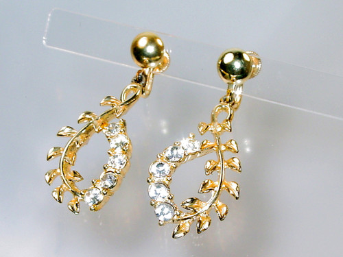 1955 Coro Dangle Rhinestone Earrings 1955 Coro Dangle Rhinestone Earrings