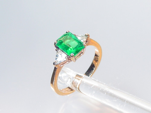 Faux Emerald Ring