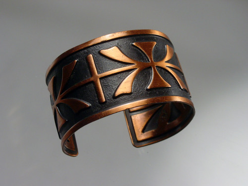 Renoir Copper Bracelet Wide Cuff