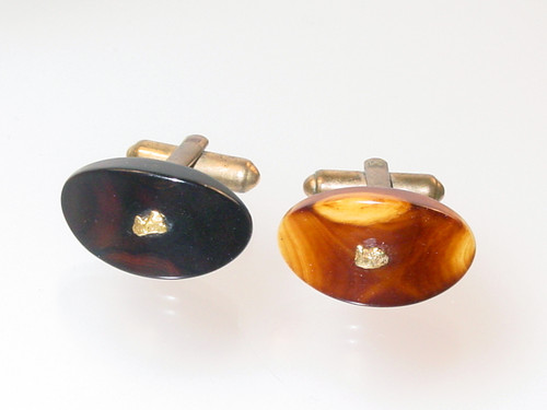 Glass Tortoiseshell Cufflinks