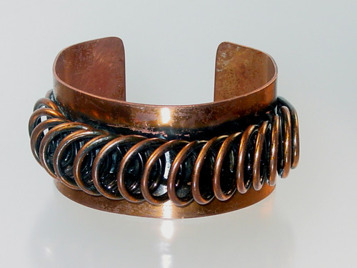 Renoir Copper Bracelet Wide Cuff