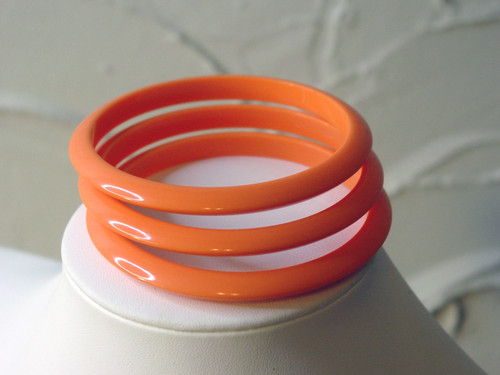 1960's Dreamsicle Bangle Stack
