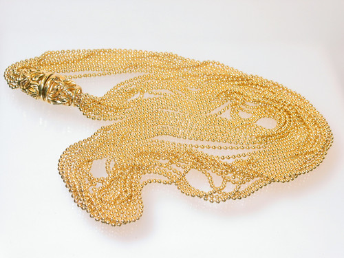 Napier Multi Strand Ball Chain Necklace Napier Multi Strand Ball Chain Necklace