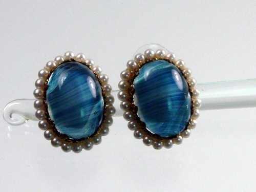Vintage Germany Earrings Upcycled to Pierced Posts