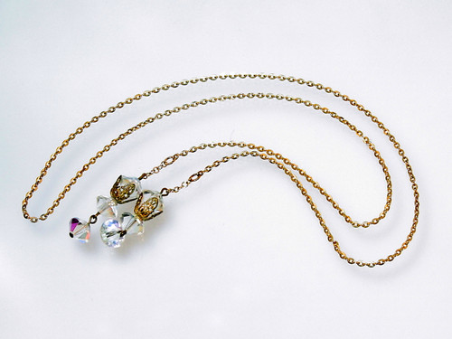 Vintage Crystal Lariat
