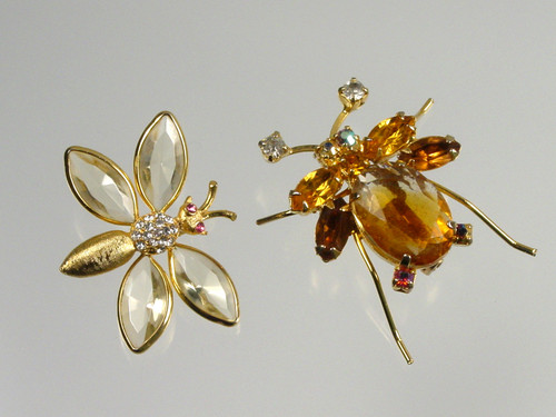 Shades of Yellow Marquise Pins