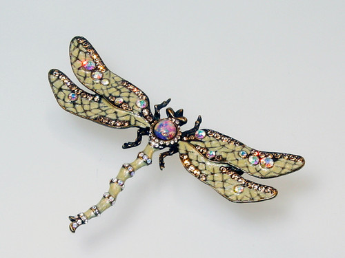Joan Rivers Classic Collection Enameled Dragonfly Brooch