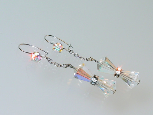 AB Crystal Dangle Earrings