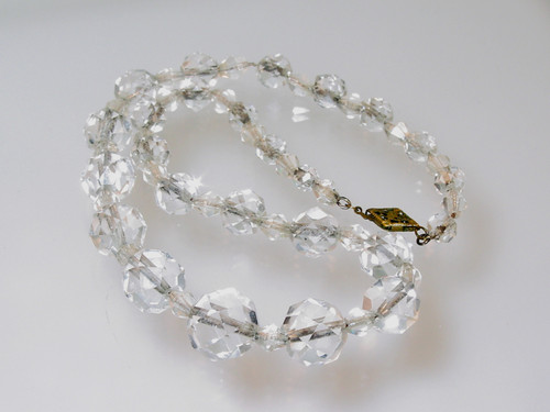 Antique Rock Crystal Quartz Necklace