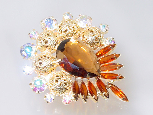 Juliana Brooch with Dangles