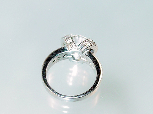 side view classic deco ring