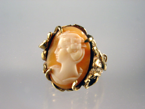 10k gold cameo ring 10k gold cameo ring