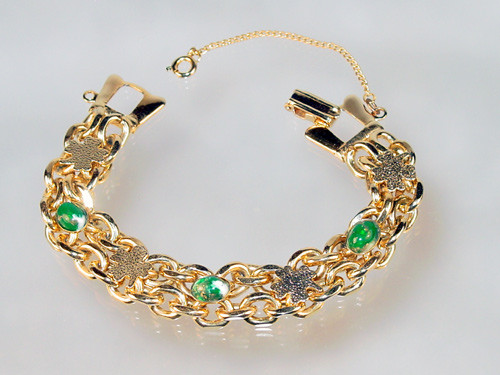 1960's shamrock bracelet 1960's shamrock bracelet