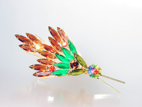 Marquise Navettes Brooch