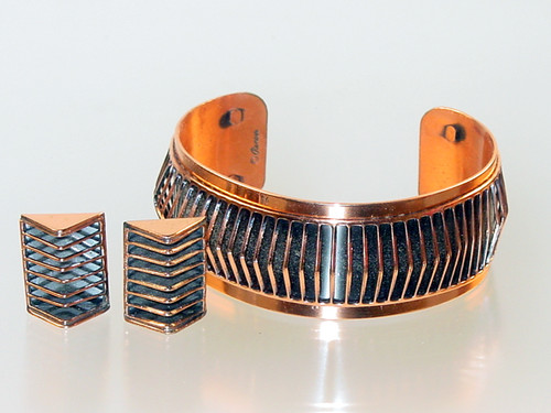 Renoir Copper Bracelet Wide Cuff