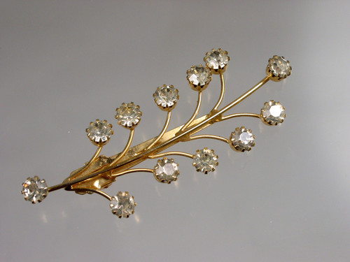 1960's France Rhinestone Hair Clip 1960's France Rhinestone Hair Clip