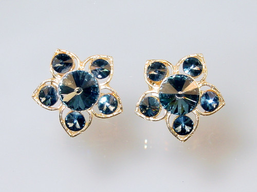 Corocraft Rhinestone Earrings