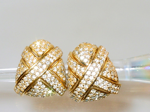 Ciner Pave Earrings Ciner Pave Earrings