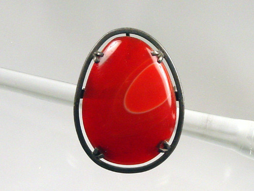 Sterling Blood Agate Brooch / Pendant Sterling Blood Agate Brooch / Pendant