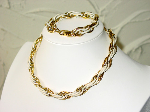 Vintage Made in France Necklace and Bracelet