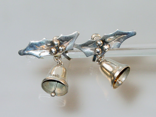 Taxco Sterling Silver Earrings by Damasco Gallegos