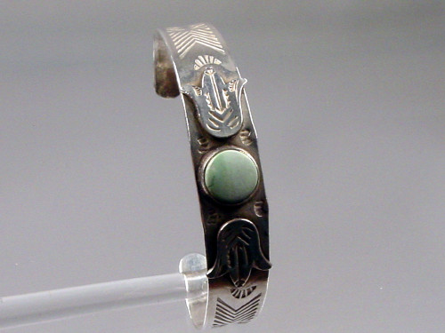 Coin Silver Fred Harvey Era Navajo Bracelet