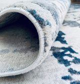 Charon rug-Grey Teal Blue-Medium Pile-Multiple Sizes