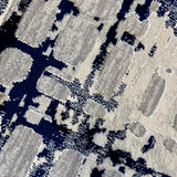 Journey rug-Grey Navy Blue Journey rug-Grey Navy Blue