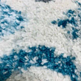 Agia Moroccan Style Rug-Cream Blue-Low Pile-Distressed Design-Multiple Sizes Agia Moroccan Style Rug-Cream Blue-Low Pile-Distressed Design-Multiple Sizes