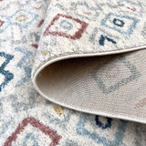 Tribe Rug - Multi Colour - Distressed Design