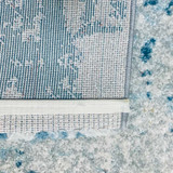 Serres rug - Blue & Multi-colour - Distressed Design Serres rug - Blue & Multi-colour - Distressed Design