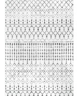 Rodos rug - Cream Black - Distressed Design