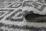 Mahek rug-White Grey-High Pile-Multiple Sizes