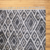 Mahek rug-White Grey-High Pile-Multiple Sizes