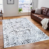 Mystery rug-Grey Black-Medium Pile-Multiple Sizes