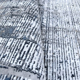 Infinity rug-Grey Navy Blue