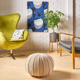 Kinshasa Cotton Pouf Cream (Made on order)