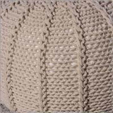 Kinshasa Cotton Pouf Cream (Made on order)