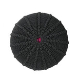 Istanbul Cotton Pouf Black (Made on order)