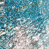 Newman rug-Turquoise Grey Beige Gold-High Pile 150 x 230 cm (4.9 x 7.5 ft)