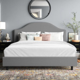 Alfred Upholstered Bed (Choose size, fabric, colour & legs)